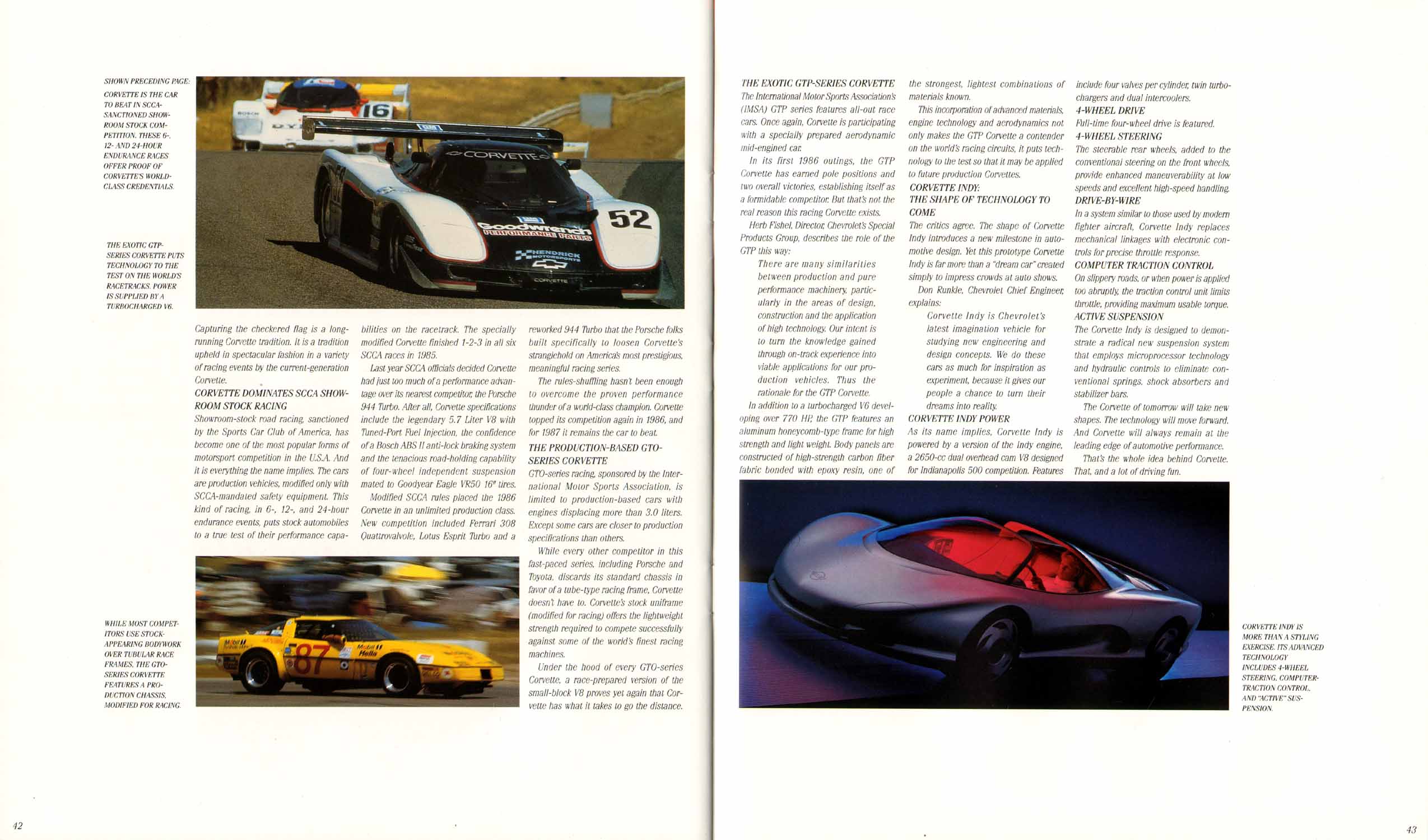 1987 Corvette Prestige Brochure Page 3